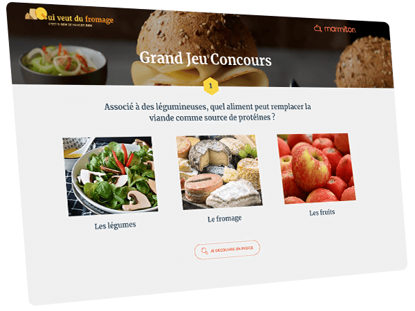 jeux quizz alimentaire